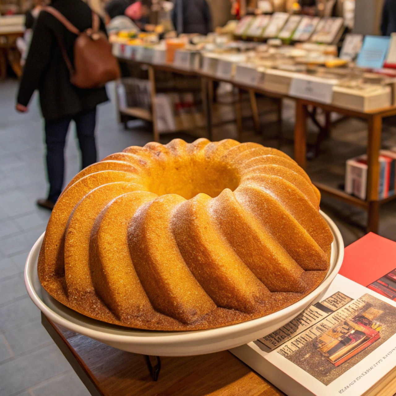 Guglhupf und Bücherflohmarkt